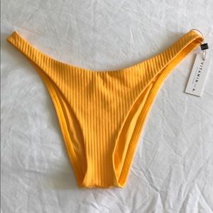 Vitamin A Swim California High Leg Bikini Bottom
